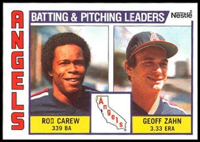 84N 276 Angels Batting %26 Pitching Leaders (Rod Carew Geoff Zahn).jpg